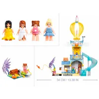 Constructor Sluban Castle with a Slide Clasic/ Violet photo 5
