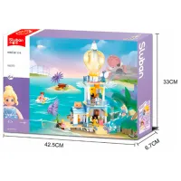 Constructor Sluban Castle with a Slide Clasic/ Violet photo 6