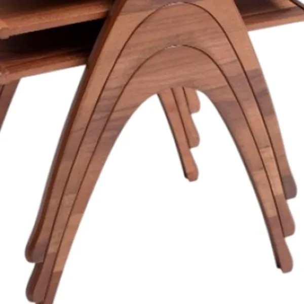 Set măsuțe de cafea Dizayno Home TB-Semer Nest 082944 Brown photo 2