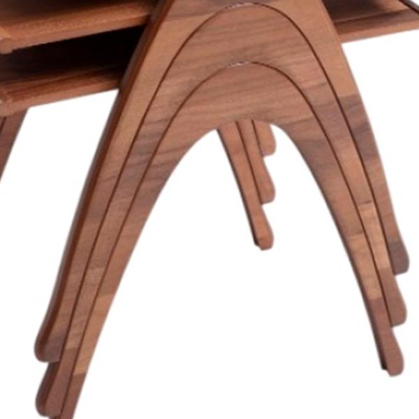 Set măsuțe de cafea Dizayno Home TB-Semer Nest 082944 Brown photo 2