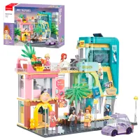 Конструктор Sluban DC Department Store Классический/ Фиолетовый photo 2