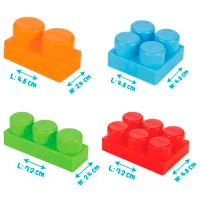 Constructor Pilsan Set de construcție Creativ/ Multicolor photo 6