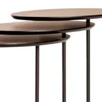 Set măsuțe de cafea Dizayno Home TG-Bolero Nest 082952 Brown photo 3