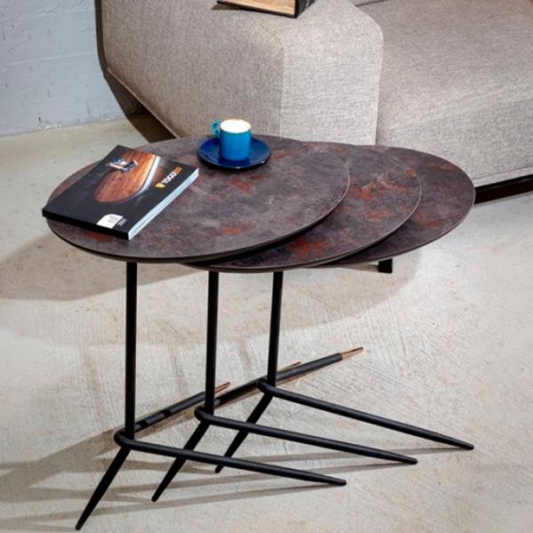 Набор журнальных столиков Dizayno Home TG-Bolero Nest 082952 Коричневый photo 4