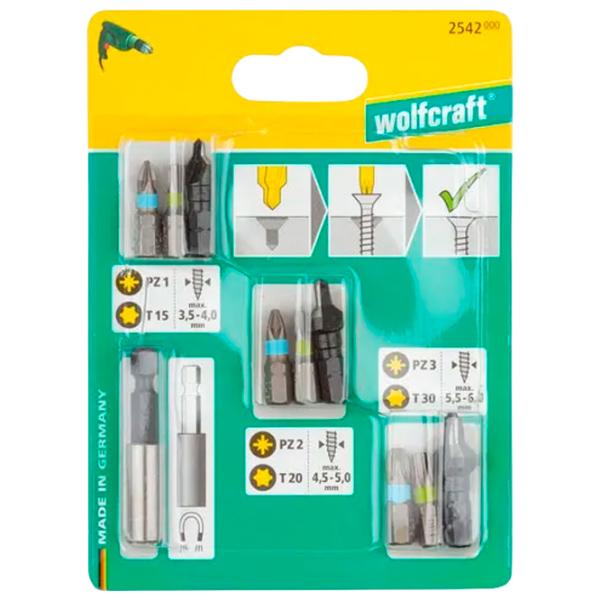 Set bituri Wolfcraft 2542000 Cantitatea în set - 10 photo 1