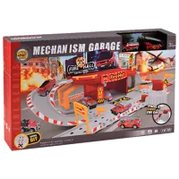 Интерактивная игрушка Essa Toys Mechanism Garage Fire Hall MH-109 3+ / Серый Красный