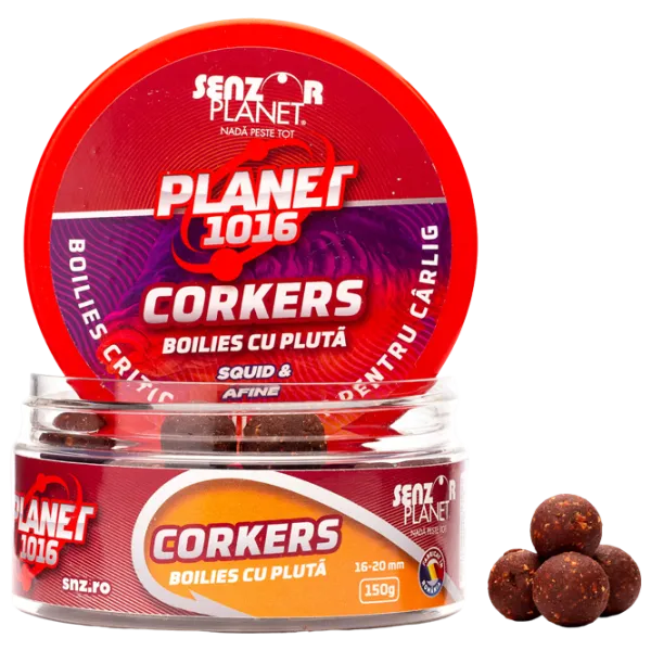 Бойлы Senzor Planet CORKERS Рыбная мука / 0.15 кг / 16 мм photo 1