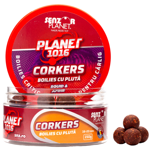 Бойлы Senzor Planet CORKERS Рыбная мука / 0.15 кг / 16 мм photo 1