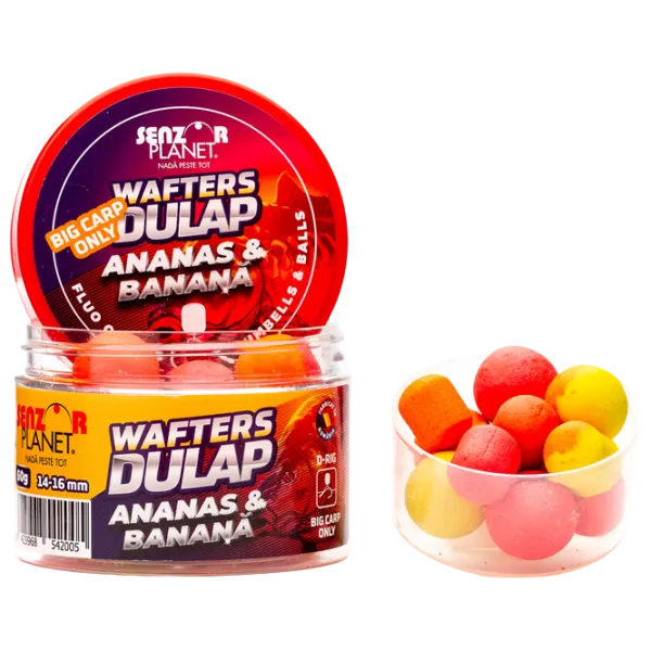 Boilies Senzor Planet WAFTERS DULAP Banana / 0.06 kg / 16 mm photo 1