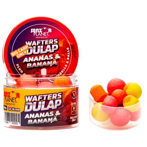 Boilies Senzor Planet WAFTERS DULAP Banana / 0.06 kg / 16 mm photo 1