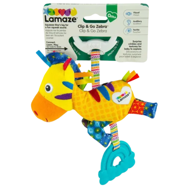 Jucărie moale Tomy Animals Zero T27528 0+ / Yellow photo 2