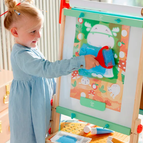 Set de creație Hape Love Play. Learn Sponge Painting Fun E1067 3+ / Multicolor Blue photo 4 Set de creație Hape Love Play. Learn Sponge Painting Fun E1067 3+ / Multicolor Blue photo 4