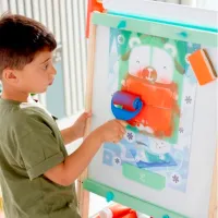 Креативный набор Hape Love Play. Learn Sponge Painting Fun E1067 3+ / Разноцветный Синий photo 5