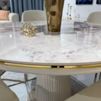 Masă de bucătărie fixă Luxe Life Oskar / White photo 2