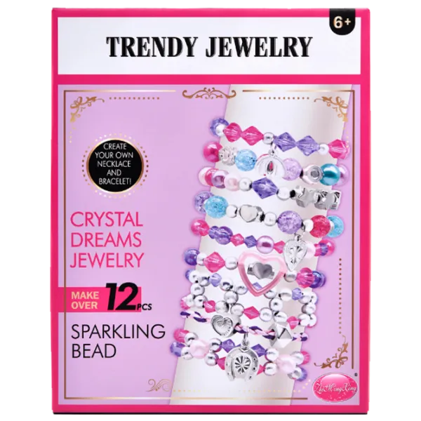 Set de creație Essa Toys Trendy Jewelry Sparkling Bead 11575 6+ / Multicolor Violet photo 1