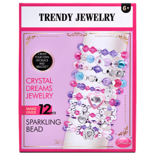 Set de creație Essa Toys Trendy Jewelry Sparkling Bead 11575 6+ / Multicolor Violet photo 1