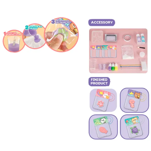 Set de creație Essa Toys Pinch Toys Jucării-antistres 708B-69 6+ / Multicolor Violet photo 2 Set de creație Essa Toys Pinch Toys Jucării-antistres 708B-69 6+ / Multicolor Violet photo 2