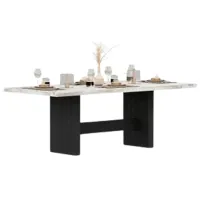 Masă de bucătărie fixă Luxe Life Miro PAL/ White