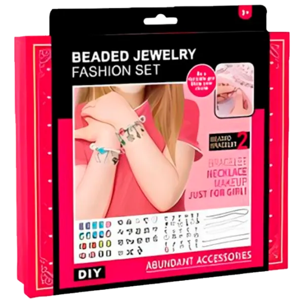 Set de creație Essa Toys Beaded Jewelry Fashion set 762-14 3+ / Multicolor Pink photo 1 Set de creație Essa Toys Beaded Jewelry Fashion set 762-14 3+ / Multicolor Pink photo 1