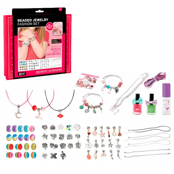 Set de creație Essa Toys Beaded Jewelry Fashion set 762-14 3+ / Multicolor Pink photo 3 Set de creație Essa Toys Beaded Jewelry Fashion set 762-14 3+ / Multicolor Pink photo 3