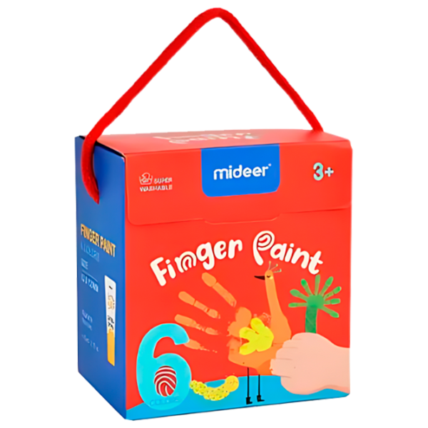 Set de creație Mideer Finger Paint Set pentru desen MD4165 3+ / Multicolor Multicolor photo 1