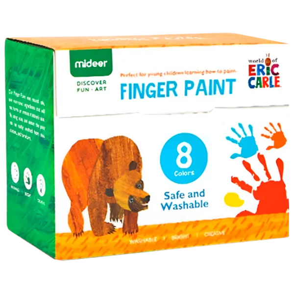 Креативный набор Mideer Finger Paint Набор для рисования MD4110 3+ / Разноцветный Разноцветный photo 1