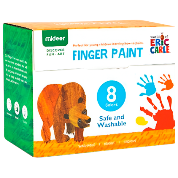 Креативный набор Mideer Finger Paint Набор для рисования MD4110 3+ / Разноцветный Разноцветный photo 1