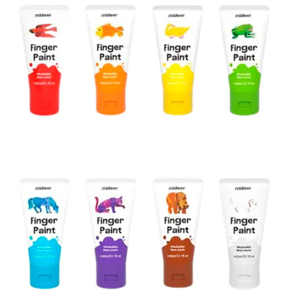 Креативный набор Mideer Finger Paint Набор для рисования MD4110 3+ / Разноцветный Разноцветный photo 3
