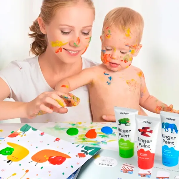 Креативный набор Mideer Finger Paint Набор для рисования MD4110 3+ / Разноцветный Разноцветный photo 6