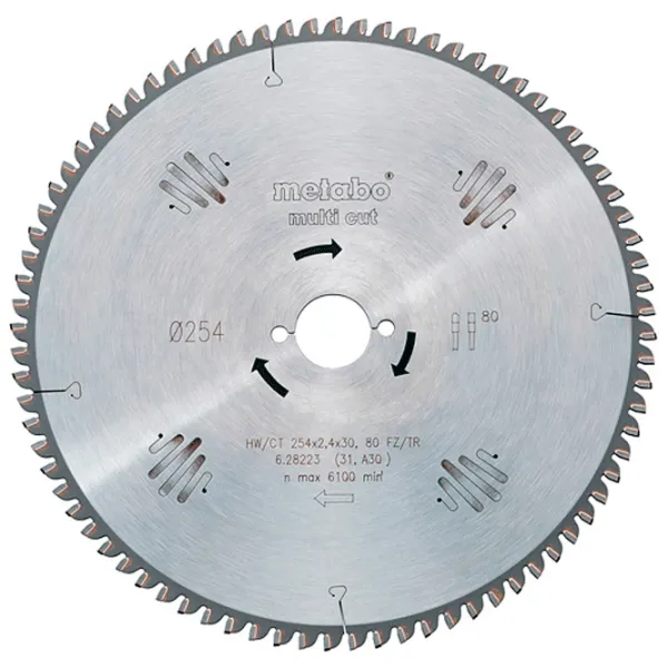 Циркулярный диск Metabo 628063000  photo 1 Циркулярный диск Metabo 628063000  photo 1