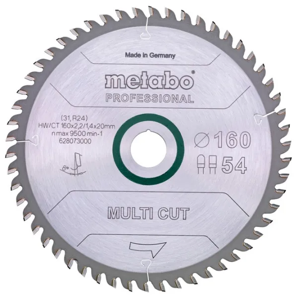 Циркулярный диск Metabo 628073000  photo 1 Циркулярный диск Metabo 628073000  photo 1