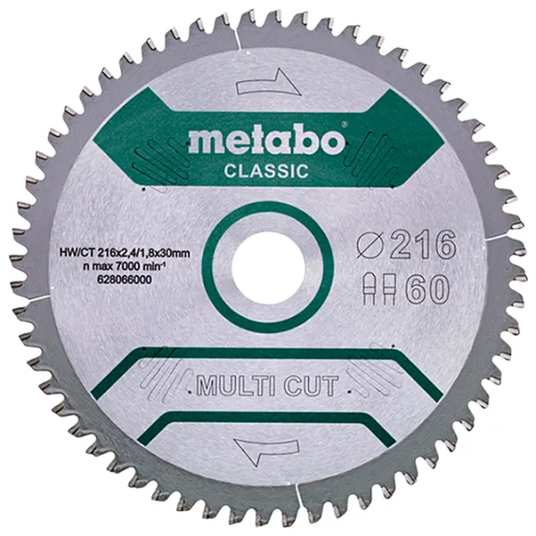 Циркулярный диск Metabo 628655000  photo 1 Циркулярный диск Metabo 628655000  photo 1