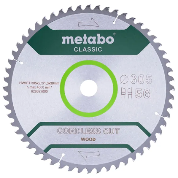 Циркулярный диск Metabo 628693000  photo 1 Циркулярный диск Metabo 628693000  photo 1