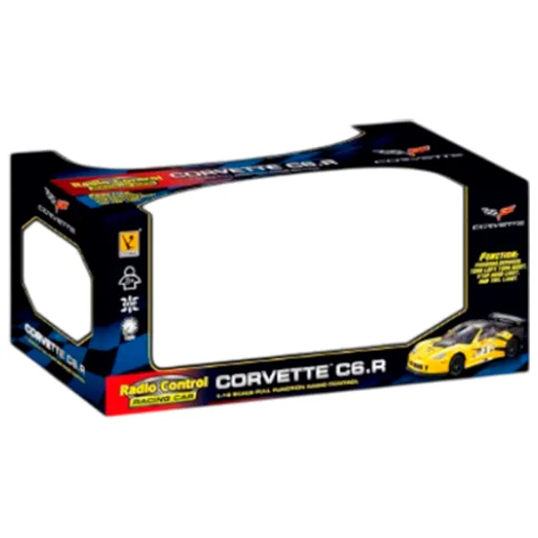 Mașină RC Corvette Racing C6R 866-1809B  / 2.4 GHz / Gray Yellow photo 2