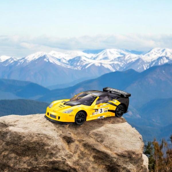 Mașină RC Corvette Racing C6R 866-1809B  / 2.4 GHz / Gray Yellow photo 7