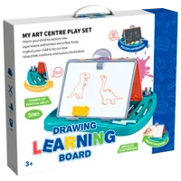 Set de creație Board Games Drawing Learning Board My Art Centre Play Set 8829 3+ / Multicolor White