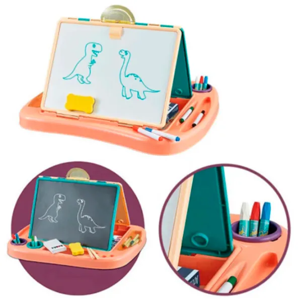 Set de creație Board Games Drawing Learning Board My Art Centre Play Set 8829 3+ / Multicolor White photo 4