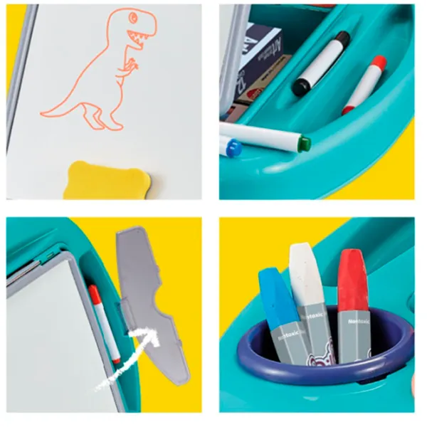 Set de creație Board Games Drawing Learning Board My Art Centre Play Set 8829 3+ / Multicolor White photo 5