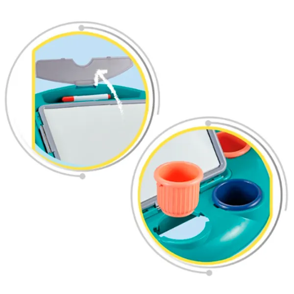 Set de creație Board Games Drawing Learning Board My Art Centre Play Set 8829 3+ / Multicolor White photo 6