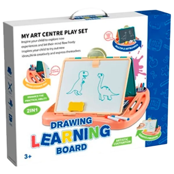 Креативный набор Board Games Drawing Learning Board My Art Centre Play Set 8830 3+ / Разноцветный Оранжевый photo 1