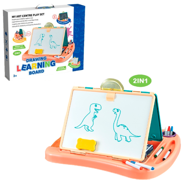 Креативный набор Board Games Drawing Learning Board My Art Centre Play Set 8830 3+ / Разноцветный Оранжевый photo 2