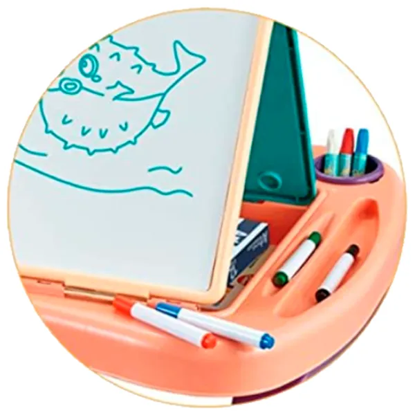 Креативный набор Board Games Drawing Learning Board My Art Centre Play Set 8830 3+ / Разноцветный Оранжевый photo 5
