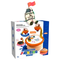 Set de creație Board Games Projection Painting Board Magical and Lovely 6637 3+ / Multicolor Orange