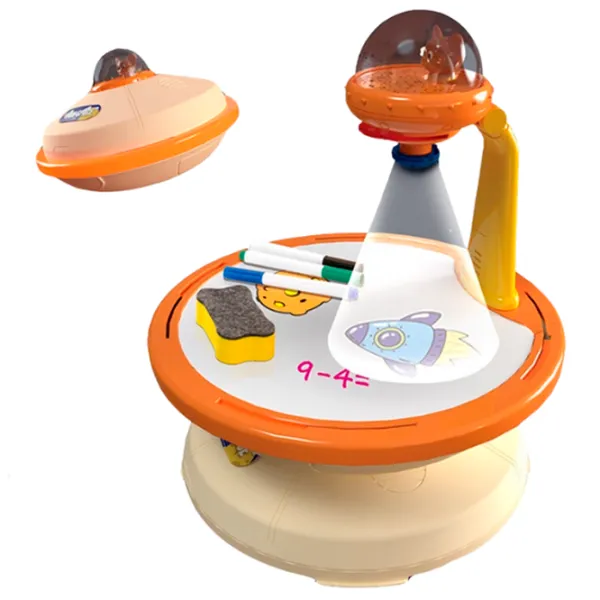 Set de creație Board Games Projection Painting Board Magical and Lovely 6637 3+ / Multicolor Orange photo 2