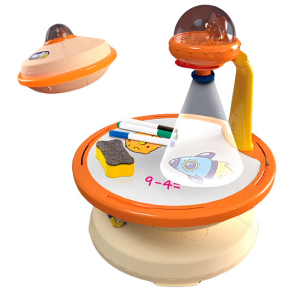 Set de creație Board Games Projection Painting Board Magical and Lovely 6637 3+ / Multicolor Orange photo 2