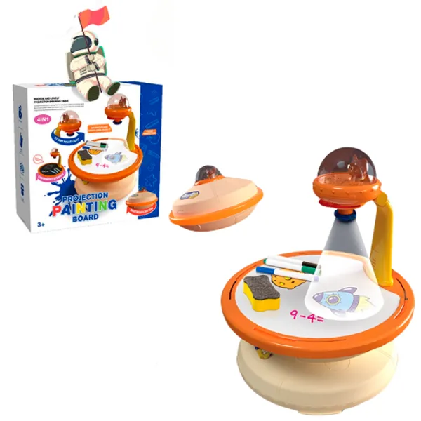 Set de creație Board Games Projection Painting Board Magical and Lovely 6637 3+ / Multicolor Orange photo 3