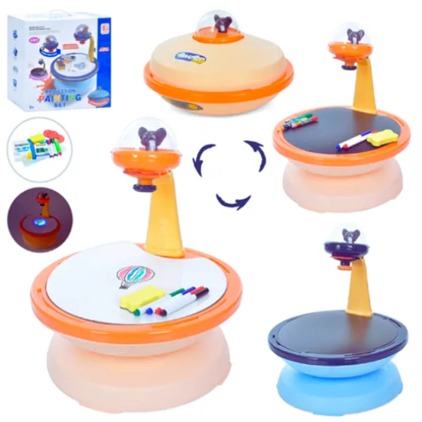 Set de creație Board Games Projection Painting Board Magical and Lovely 6637 3+ / Multicolor Orange photo 4