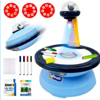Set de creație Board Games Projection Painting Board Magical and Lovely 6636 3+ / Multicolor Blue photo 4