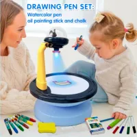 Set de creație Board Games Projection Painting Board Magical and Lovely 6636 3+ / Multicolor Blue photo 5