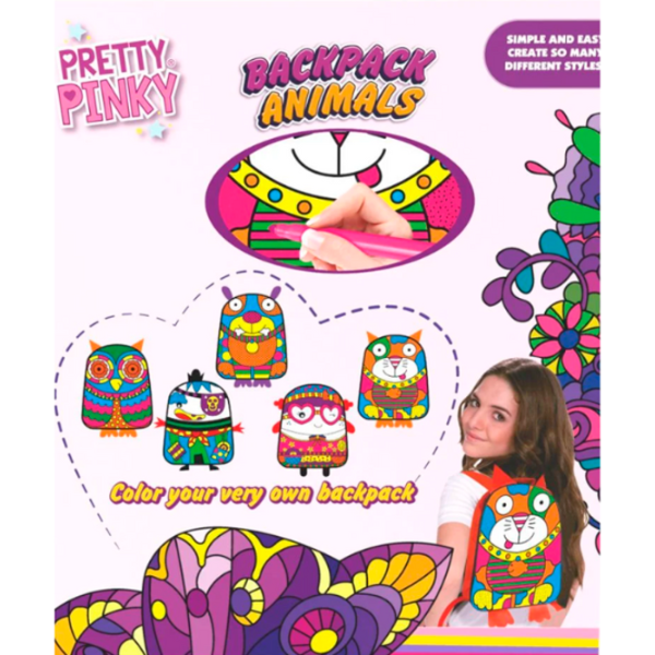 Set de creație Noriel Backpack Animals Pretty Pinky S00003845 6+ / Multicolor Pink photo 5 Set de creație Noriel Backpack Animals Pretty Pinky S00003845 6+ / Multicolor Pink photo 5
